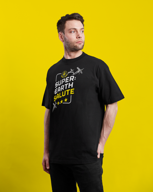Official Super Earth Salute Standard Issue Tee – Unisex Heavy Cotton