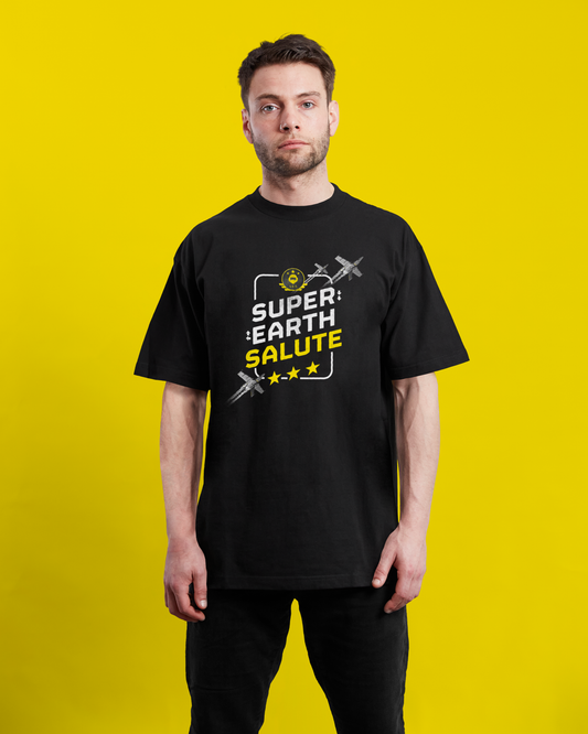 Official Super Earth Salute Standard Issue Tee – Unisex Heavy Cotton